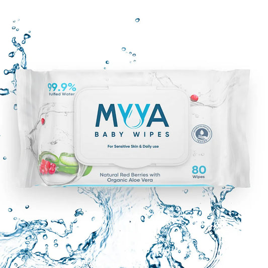 Myya Baby Wipes Single Pack - 80 wipes