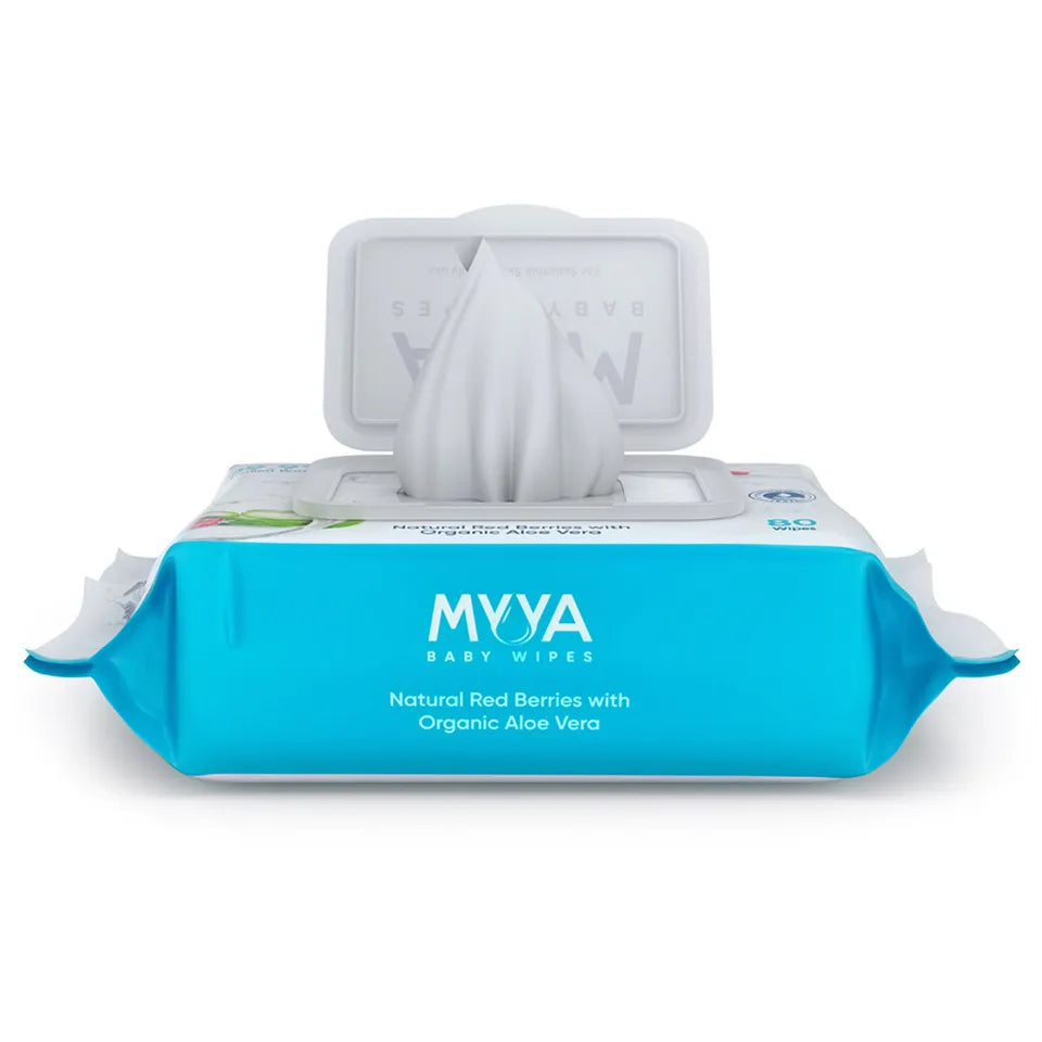 Myya Baby Wipes Single Pack - 80 wipes