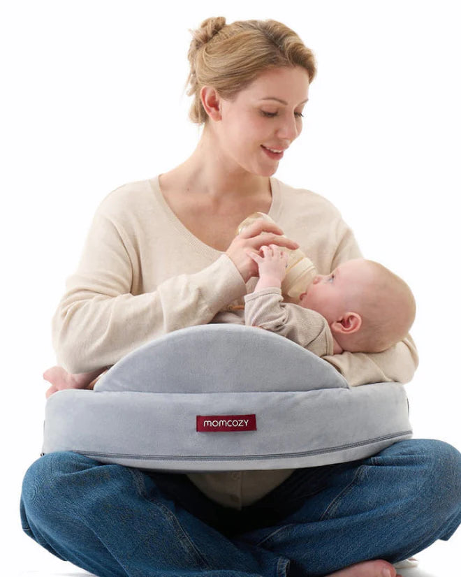 Momcozy Memory Foam Nursing Pillow Grey