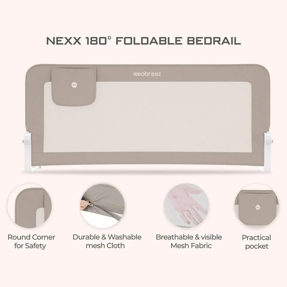 Neobreez Nexx Foldable Safety Bed Rail For Child