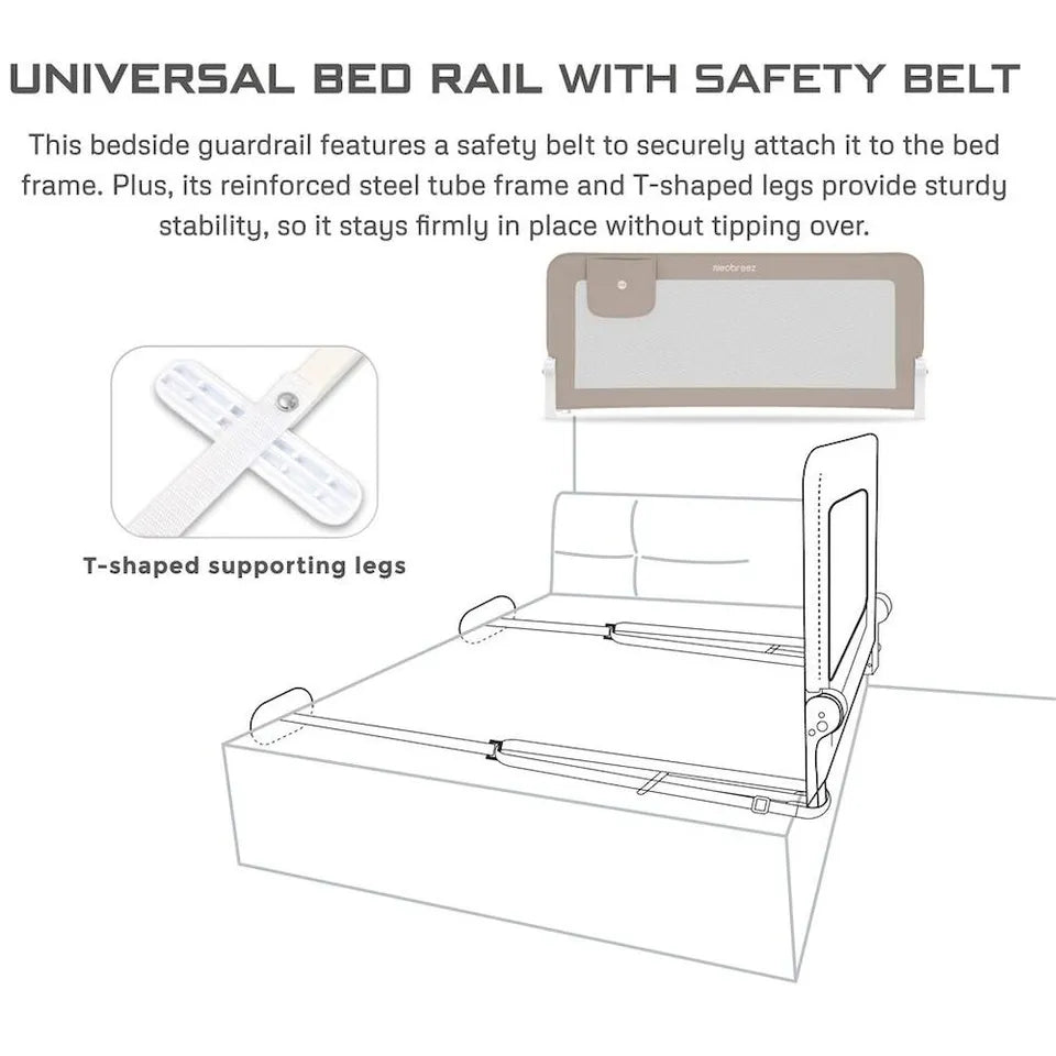 Neobreez Nexx Foldable Safety Bed Rail For Child