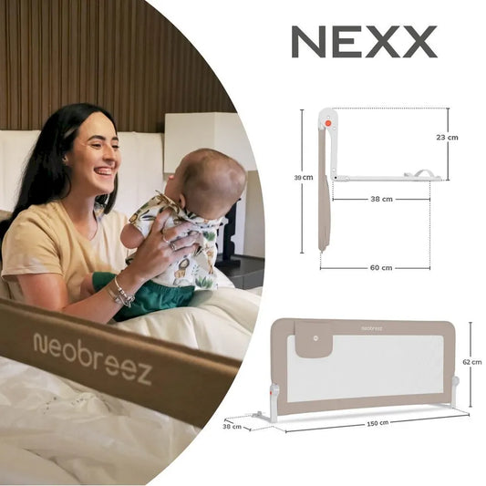 Neobreez Nexx Foldable Safety Bed Rail For Child