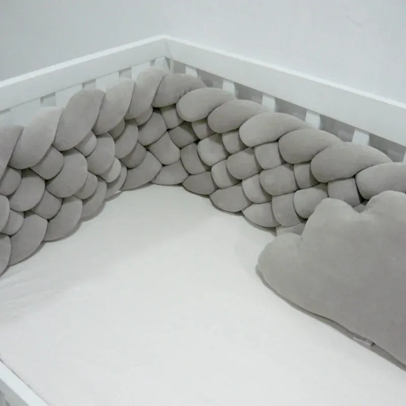 Elmalella Fluffy Braided Bedding Set (Stone)