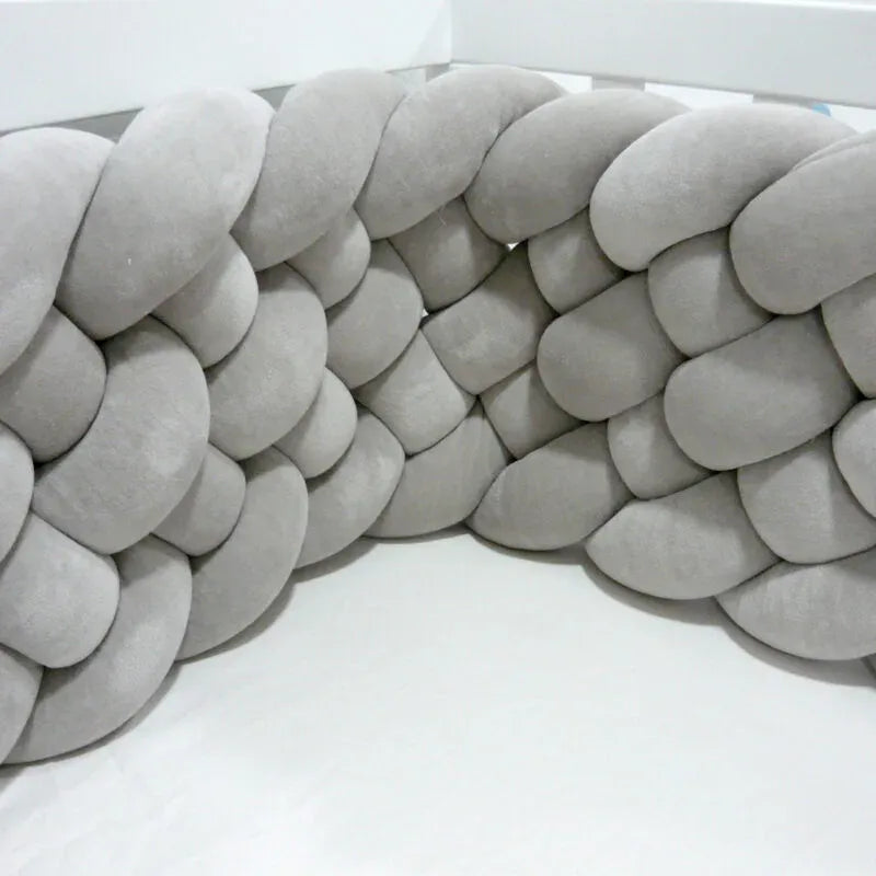 Elmalella Fluffy Braided Bedding Set (Stone)