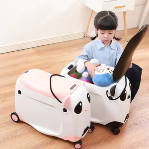 Bubuie Panda box lauggage - Pink