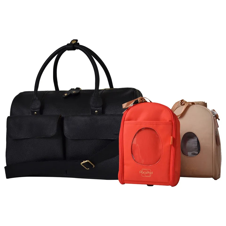 PacaPod Loreto Diaper Bag - Black