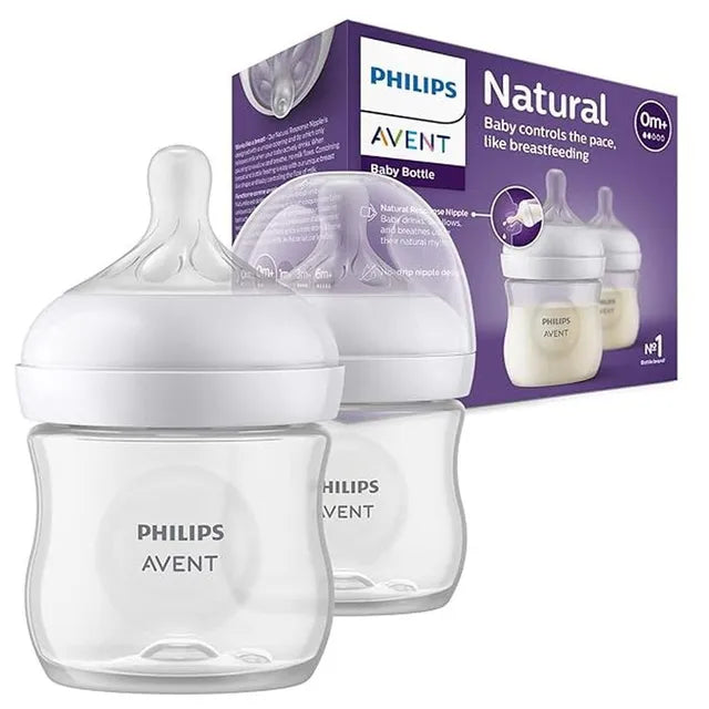 Philips Avent BOTTLE NAT 3.0 4OZ 2P