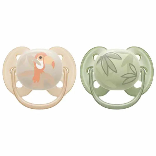 Philips Avent DC7 Baby Soother Soft 0-6M X2