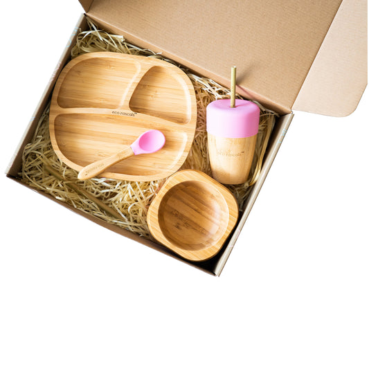 Eco Rascals Duck Bamboo Weaning Gift Set – Blue