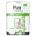PURE BABY - ECO Training pants, Size 3, Midi, 56 pieces (4-9kg)