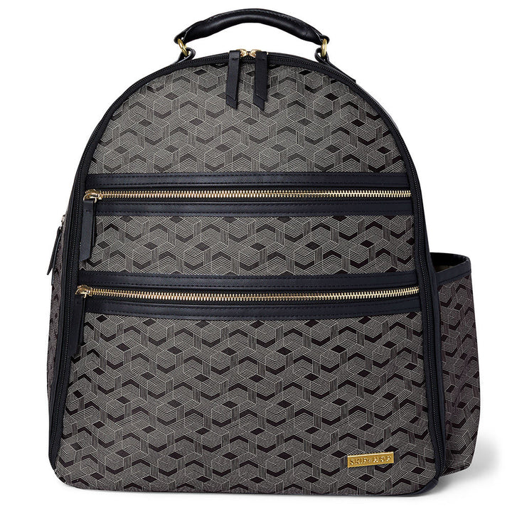 Skip Hop Deco Saffiano Backpack Interweaved Lines