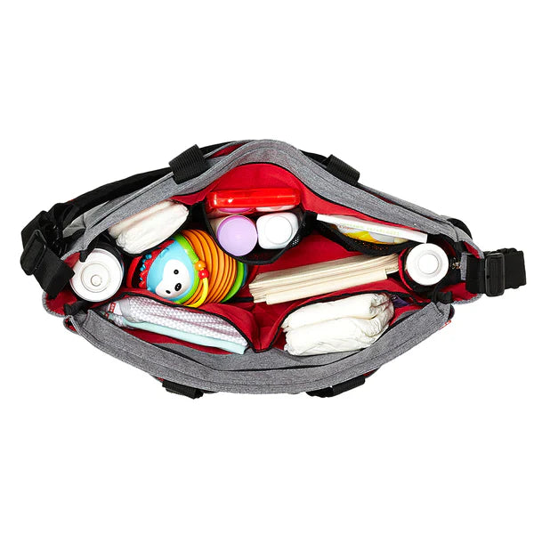 Skip Hop Duo Double Signature Heather Grey