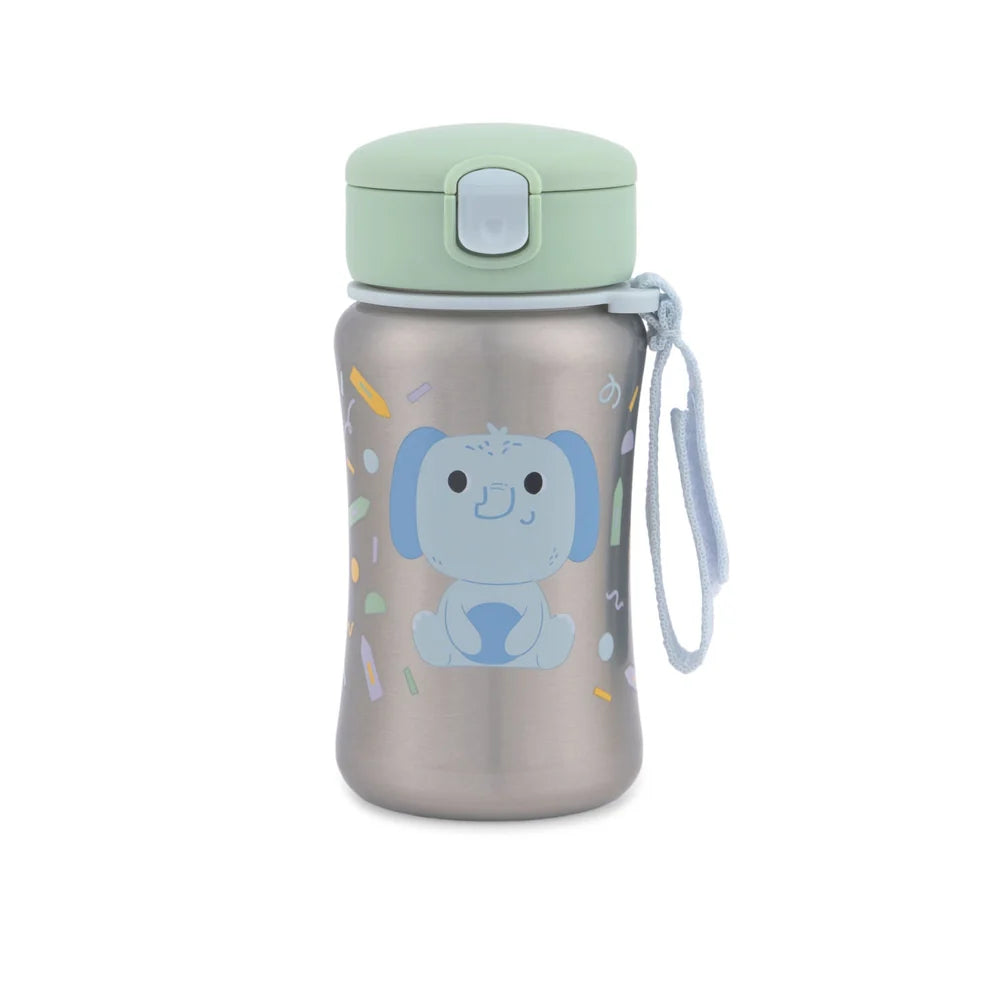 Skip Hop Besties Squad Stainless Steel Straw Bottle 350ml