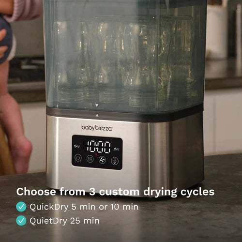 Baby Brezza SuperQuick 10 Minute Sterilizer Dryer - Stainless