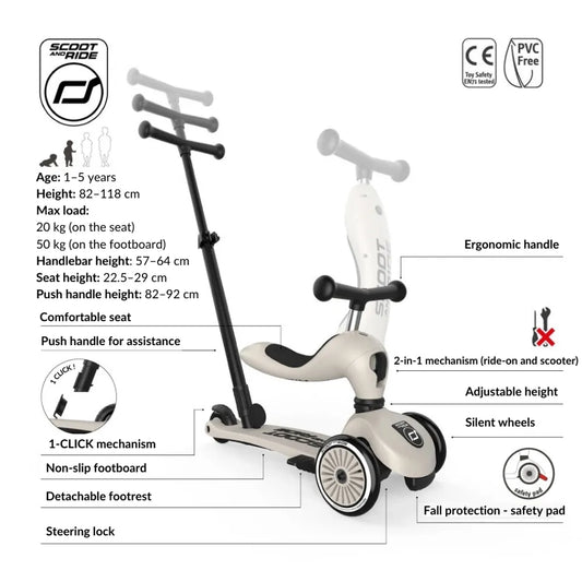 Scoot & Ride Highwaykick 1 Push and Go