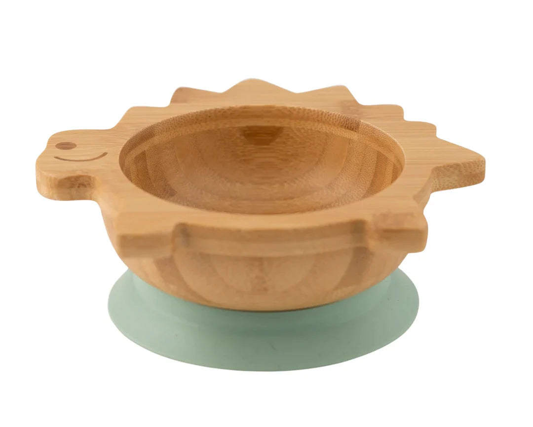 Citron Organic Bamboo Bowl Suction + Spoon