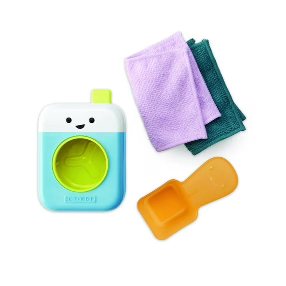 Skip Hop Squeaky Clean Wash & Spin Bath Toy Multi Color