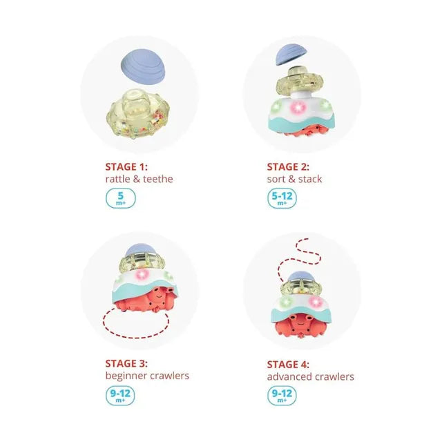 Skip Hop Stack & Crawl 4 In 1  Crab Multi Color
