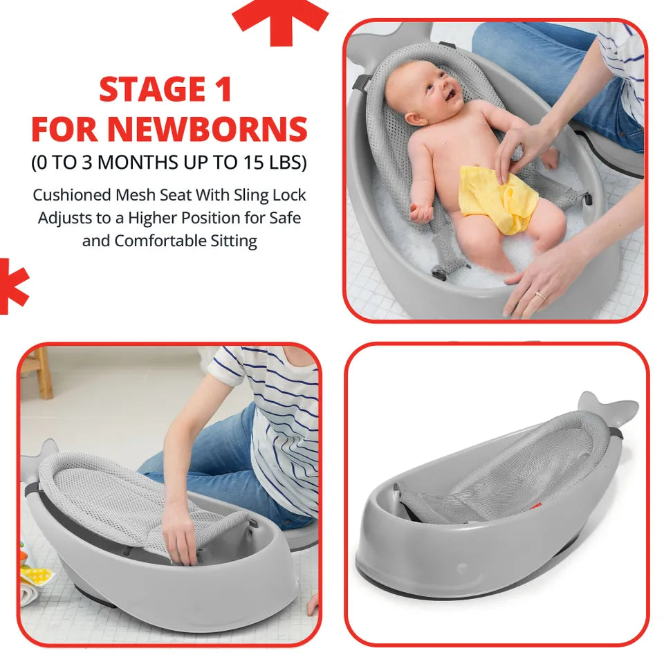 Skip Hop Moby Smart Sling 3-Stage Tub - Grey