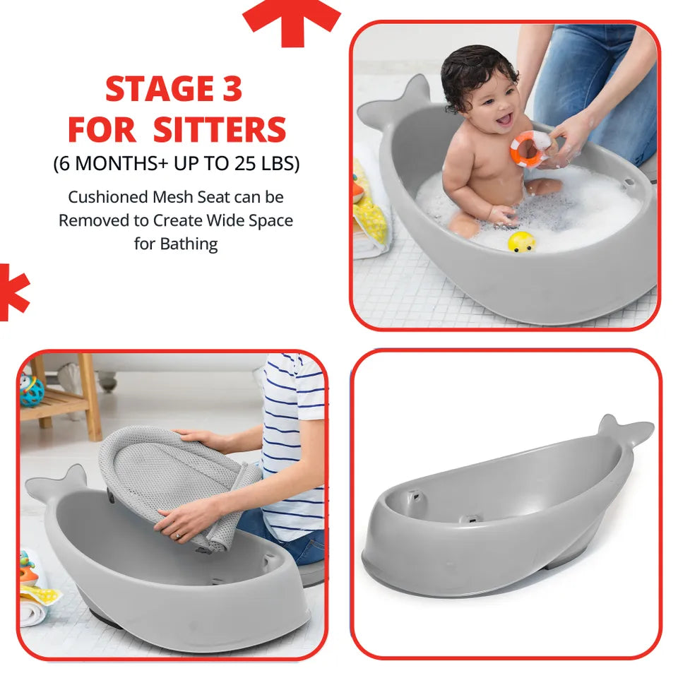 Skip Hop Moby Smart Sling 3-Stage Tub - Grey