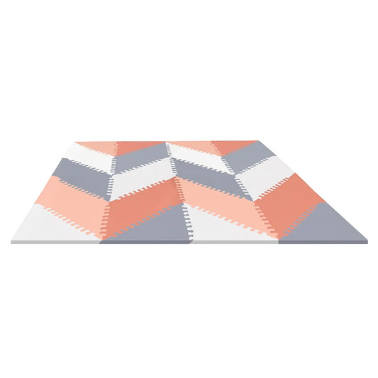 Skip Hop Playspot Geo Floor Tiles Grey & Peach