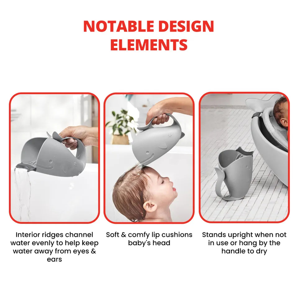 Skip Hop Moby Waterfall Rinser - Grey