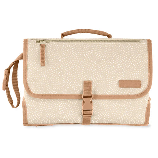 Skip Hop Pronto Changing  Station Beige Swirl Dot Tan