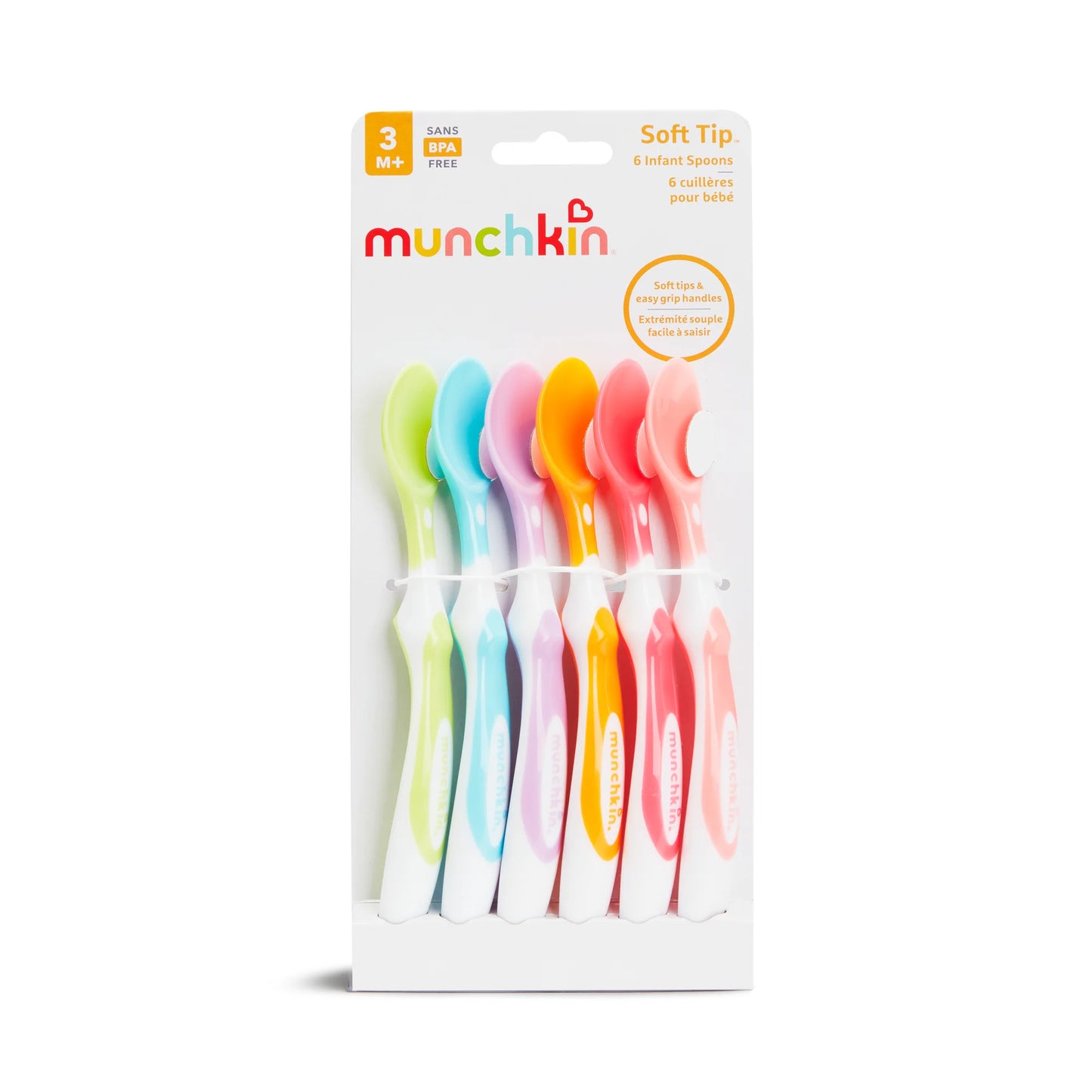 Munchkin 6pk Soft Tip Infant Spoons (EU)