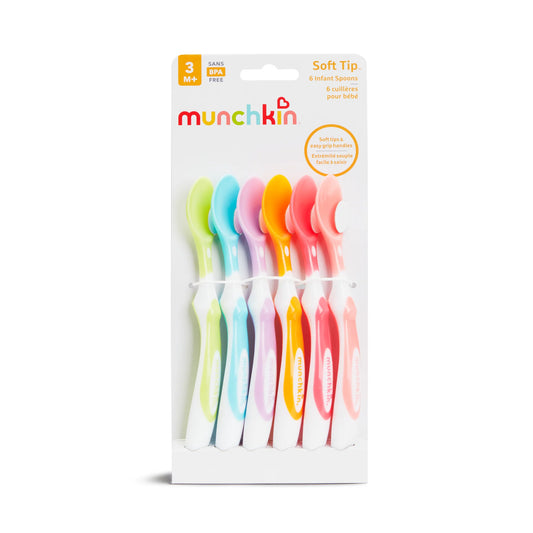 Munchkin 6pk Soft Tip Infant Spoons (EU)