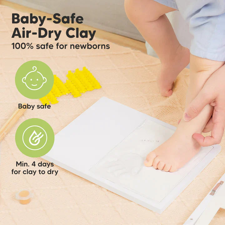 Baby Handprint Footprint Keepsake Kit - Baby Frame for Newborn by KeaBabies