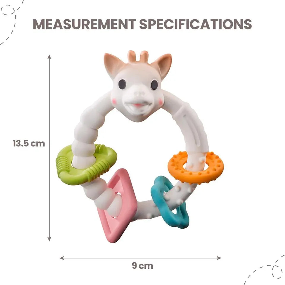 Sophie La Girafe So'Pure Circle Teether Multi Color