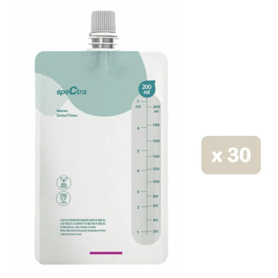 Spectra Easy Breast Milk Bags 200ml w/ Connector