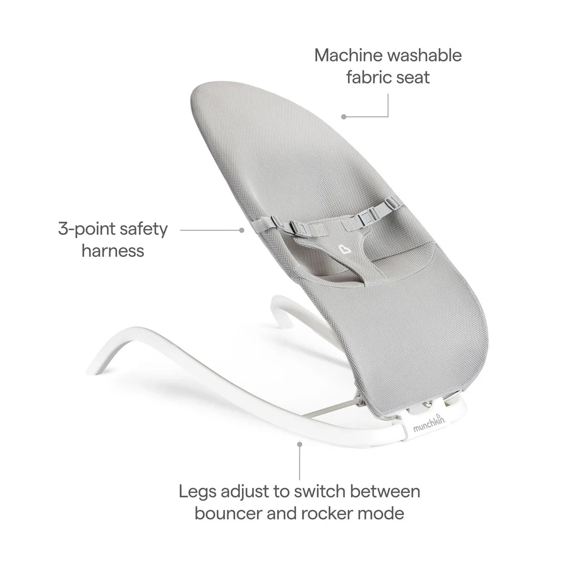 Munchkin Spring 2-in-1 Bouncer & Rocker