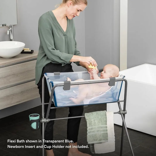 Stokke Flexi Bath Tub With Newborn Support & Stand Set