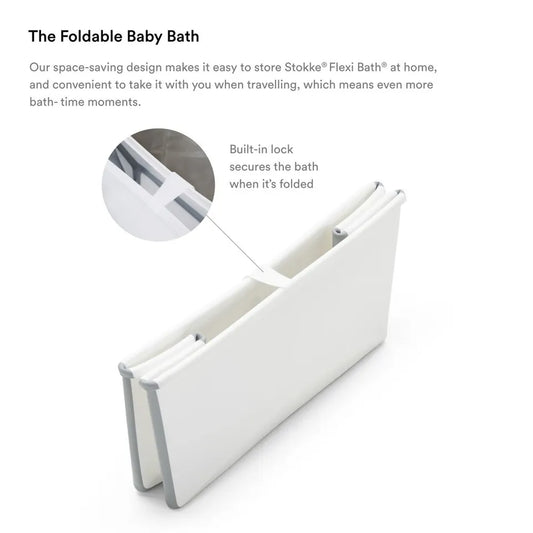 Stokke Flexi Bath Tub With Newborn Support & Stand Set