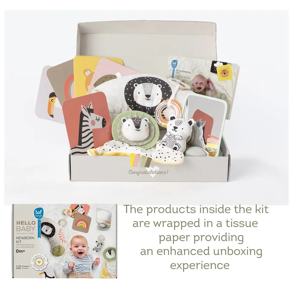 Taf Toys Hello Baby Newborn Developmental Toy Kit - 12 Pcs