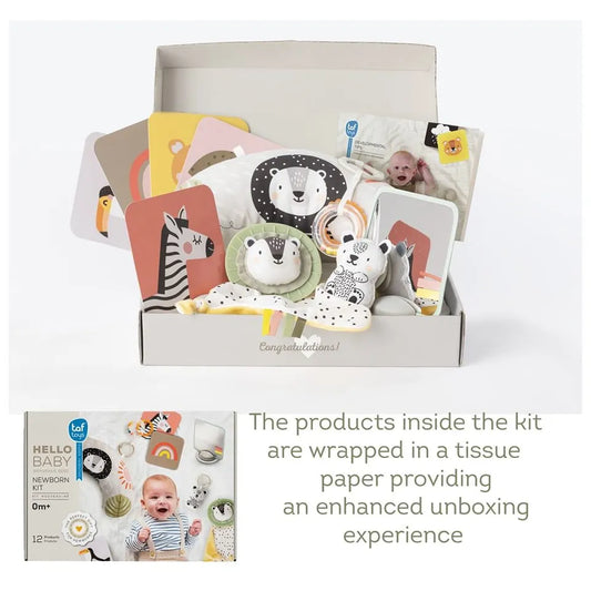 Taf Toys Hello Baby Newborn Developmental Toy Kit - 12 Pcs