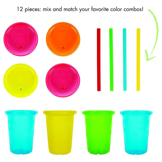 The First Years Take & Toss Sava 10oz Straw Sippers Pack of 4