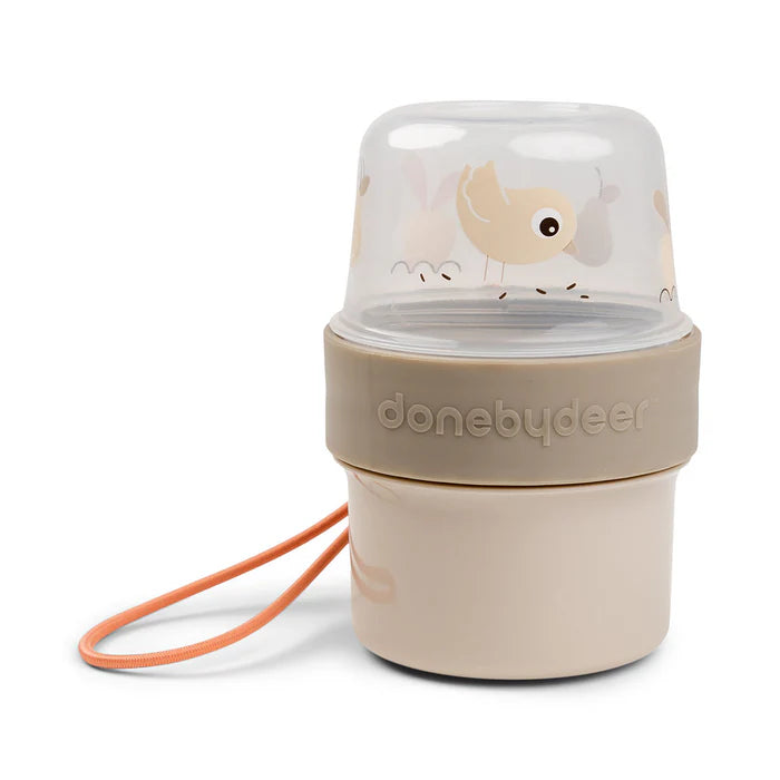 Done By Deer To Go 2-Way Snack Container- S Birdee