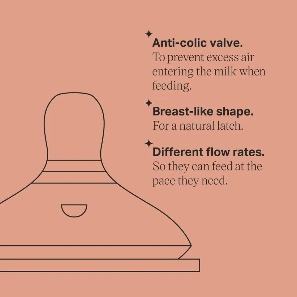 Tommee Tippee Closer to Nature Teats 2X