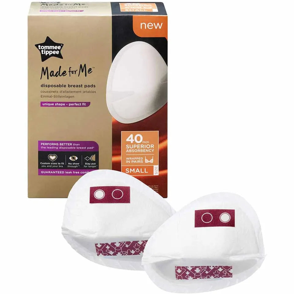 Tommee Tippee Made For Me Disposable Breast Pads 40pcs Wrapped In Pairs