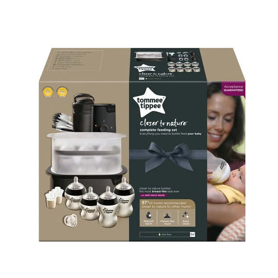 Tommee Tippee Closer to Nature   Complete Feeding Kit - Black