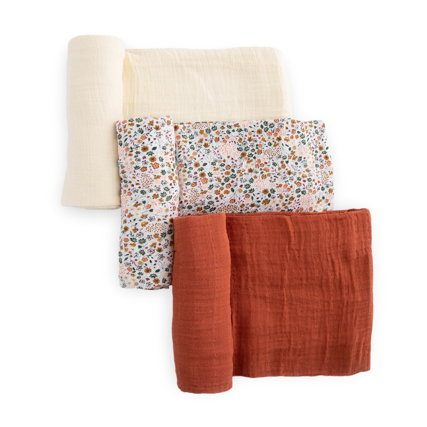 Little Unicorn 3-Pack Cotton Muslin Swaddle Set
