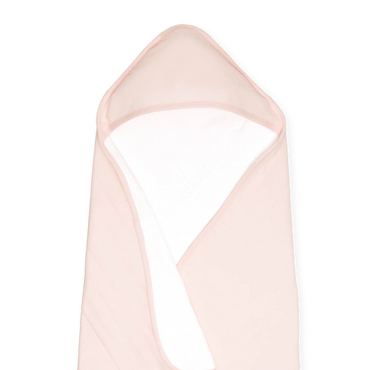 Little Unicorn Hooded Infant Towel - light pink