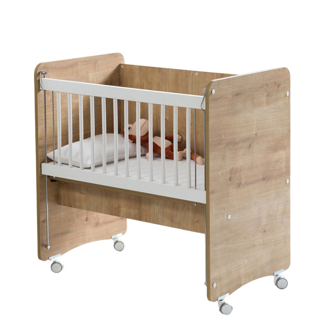 Babywhen Wheeled Practical Mother Side Cradle