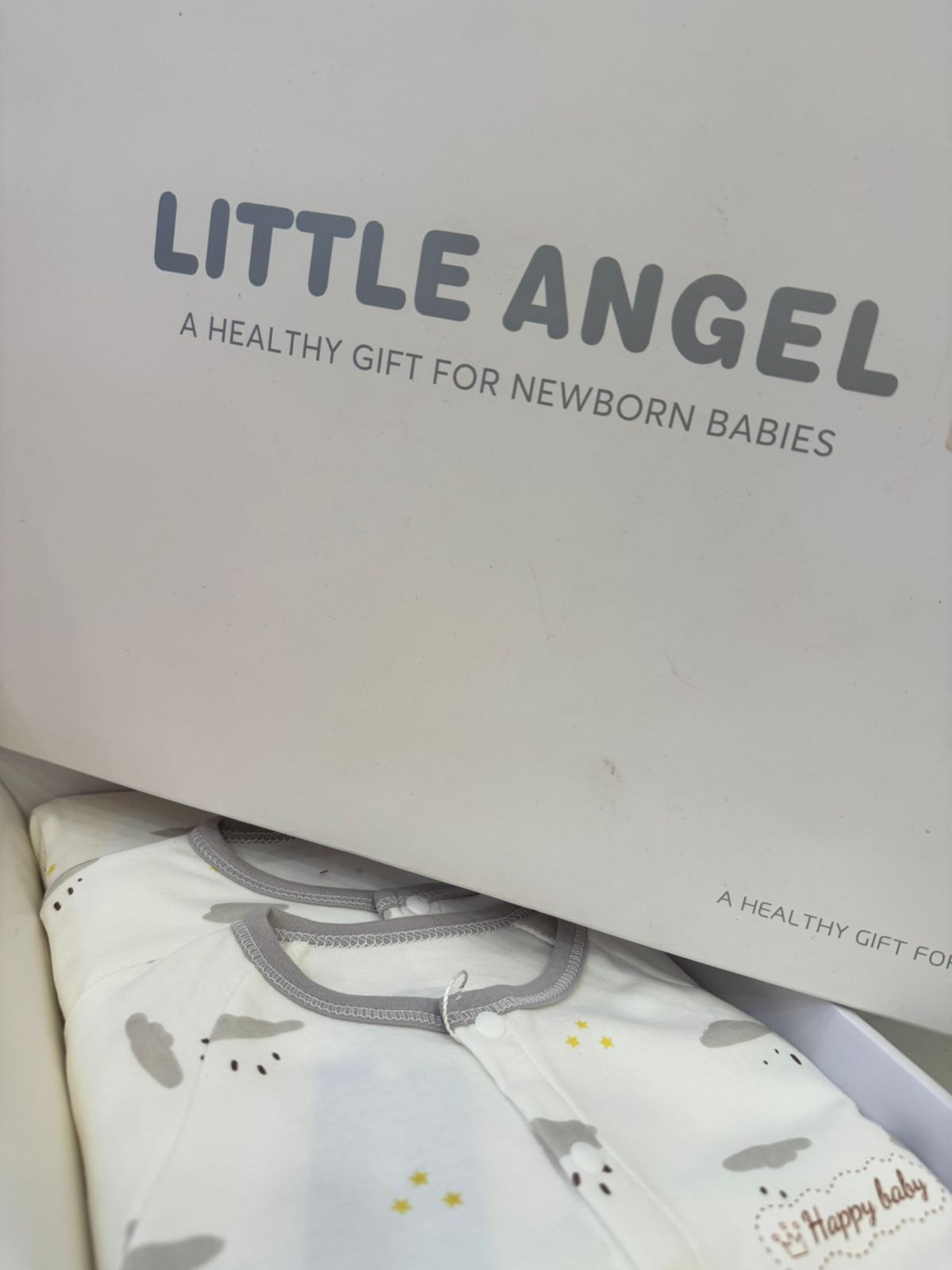 Little Angel Newborn Triangle Jumpsuit Gift Box
