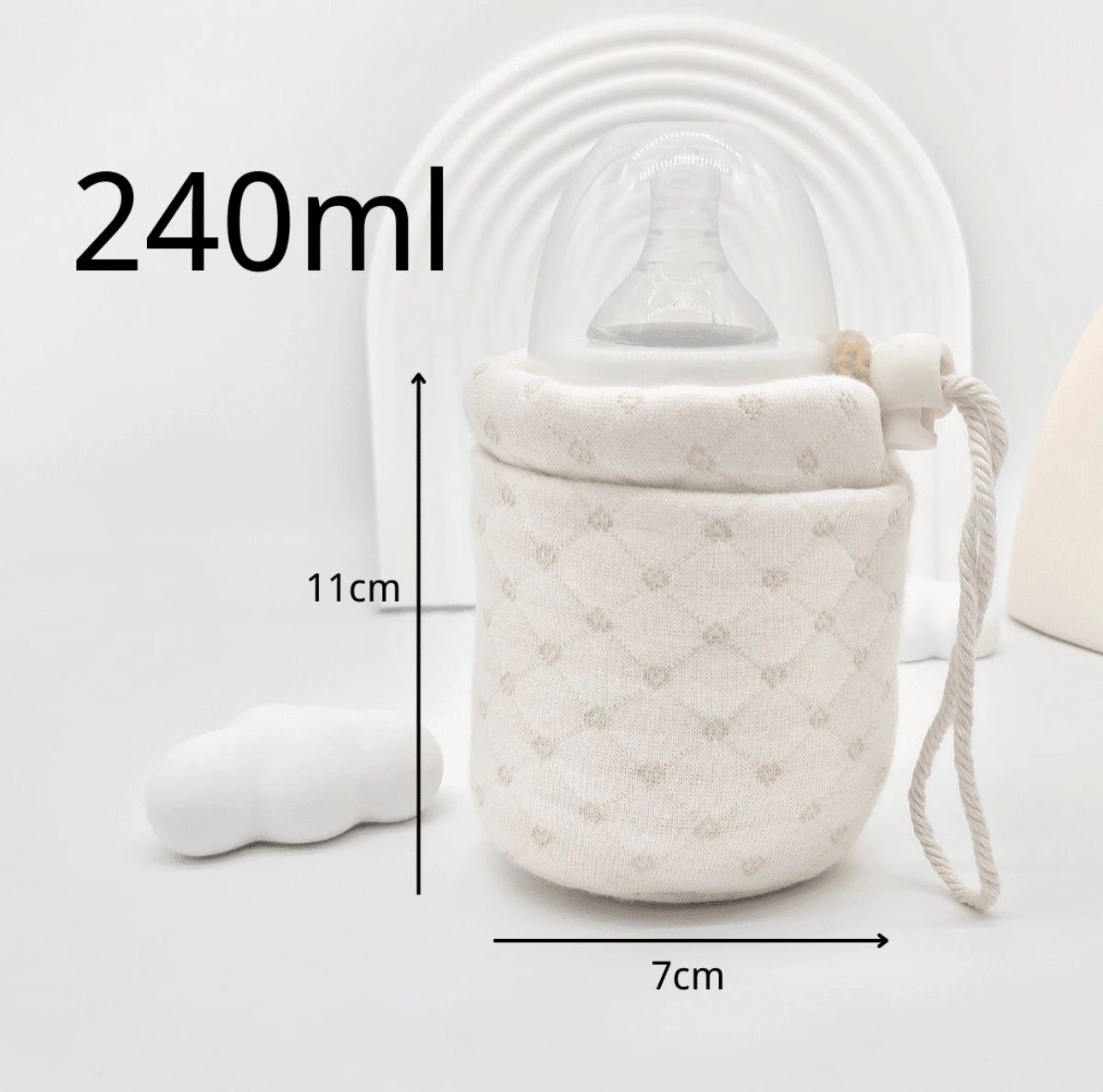 Milk Bottle Insulated Cover 240 ml
