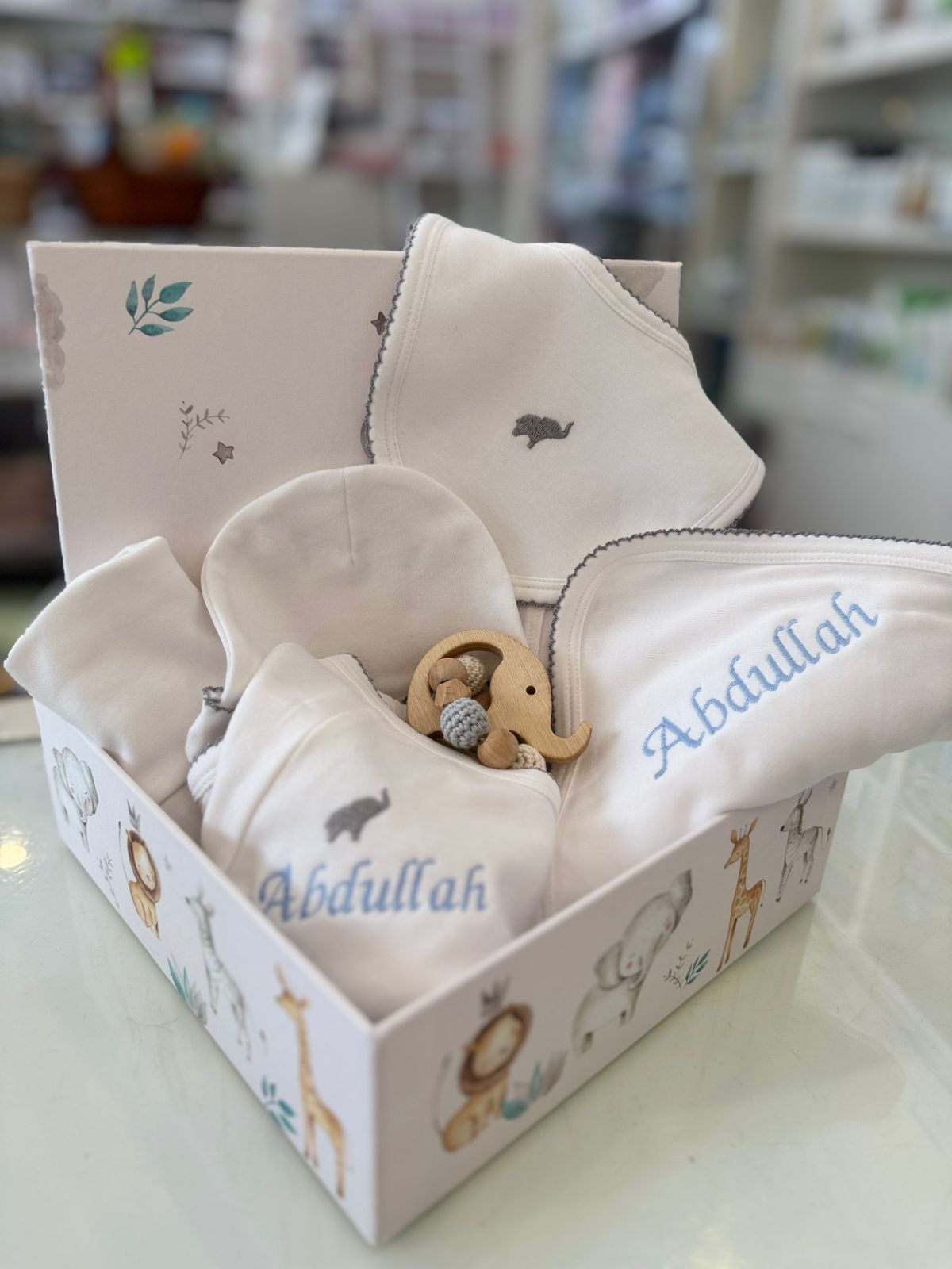 Veksora Newborn Gift Box Set - White