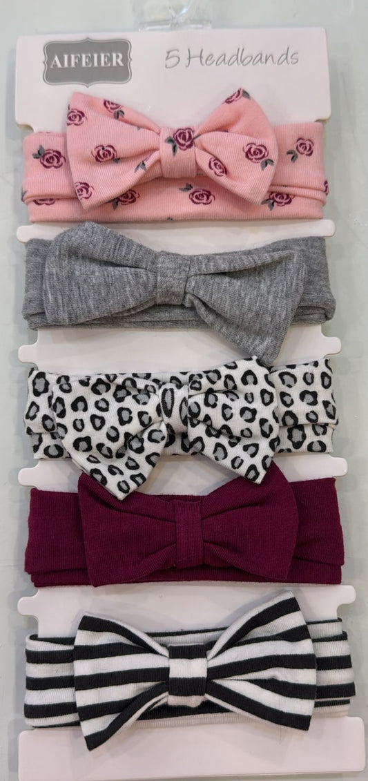 Hudson Baby HeadBand Set 5 PCS