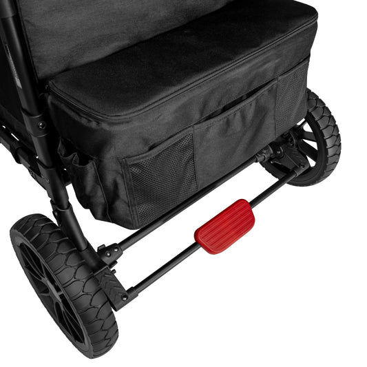 WonderFold W4 Elite Stroller Wagon - Volcanic Black